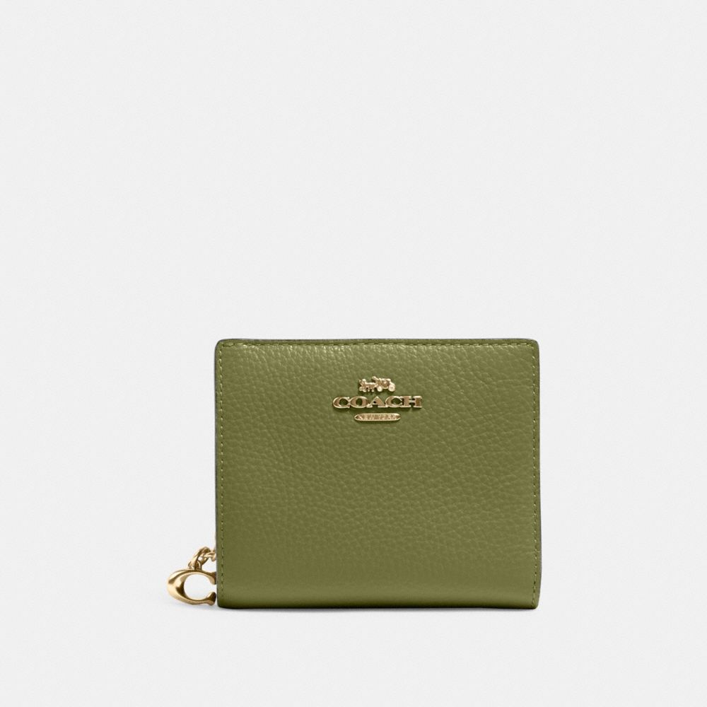 COACH C2862 Snap Wallet IM/OLIVE GREEN