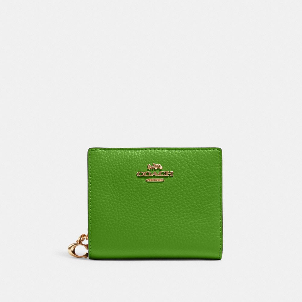 Snap Wallet - IM/NEON GREEN - COACH C2862