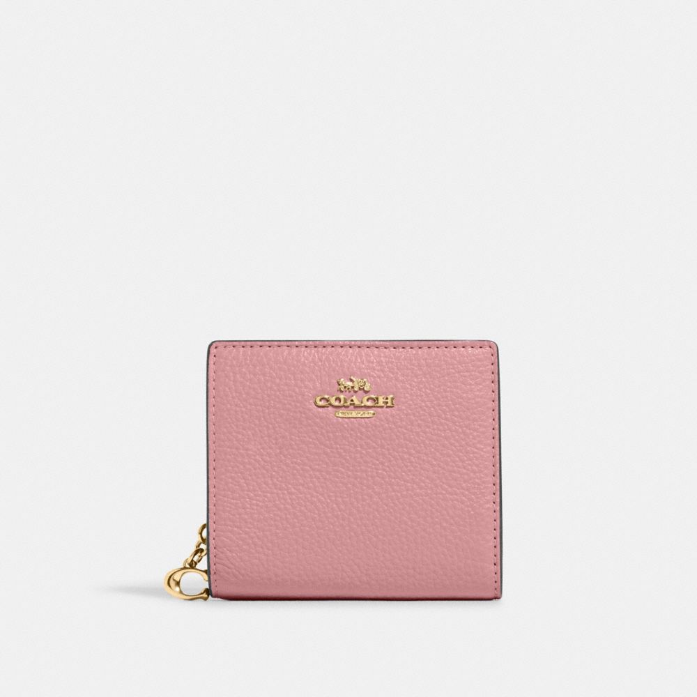 Snap Wallet - C2862 - Gold/True Pink