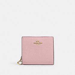 Snap Wallet - C2862 - Gold/Powder Pink