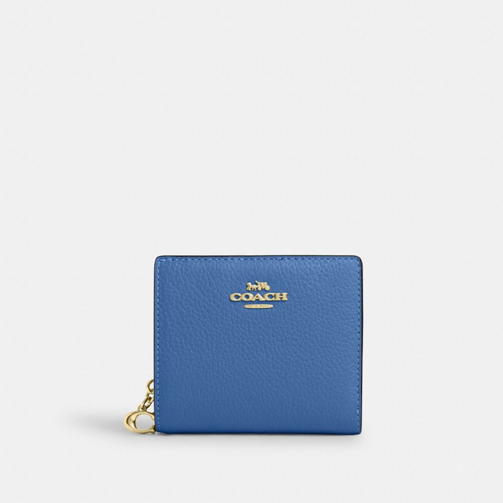 COACH C2862 Snap Wallet GOLD/PACIFIC BRIGHT MINERAL