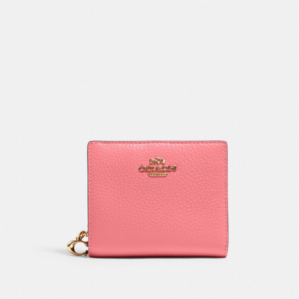 COACH C2862 - Snap Wallet GOLD/TAFFY