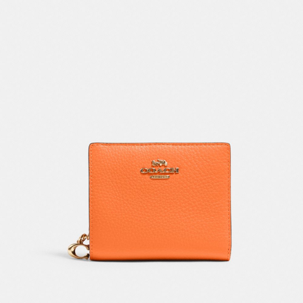 Snap Wallet - C2862 - GOLD/CANDIED ORANGE