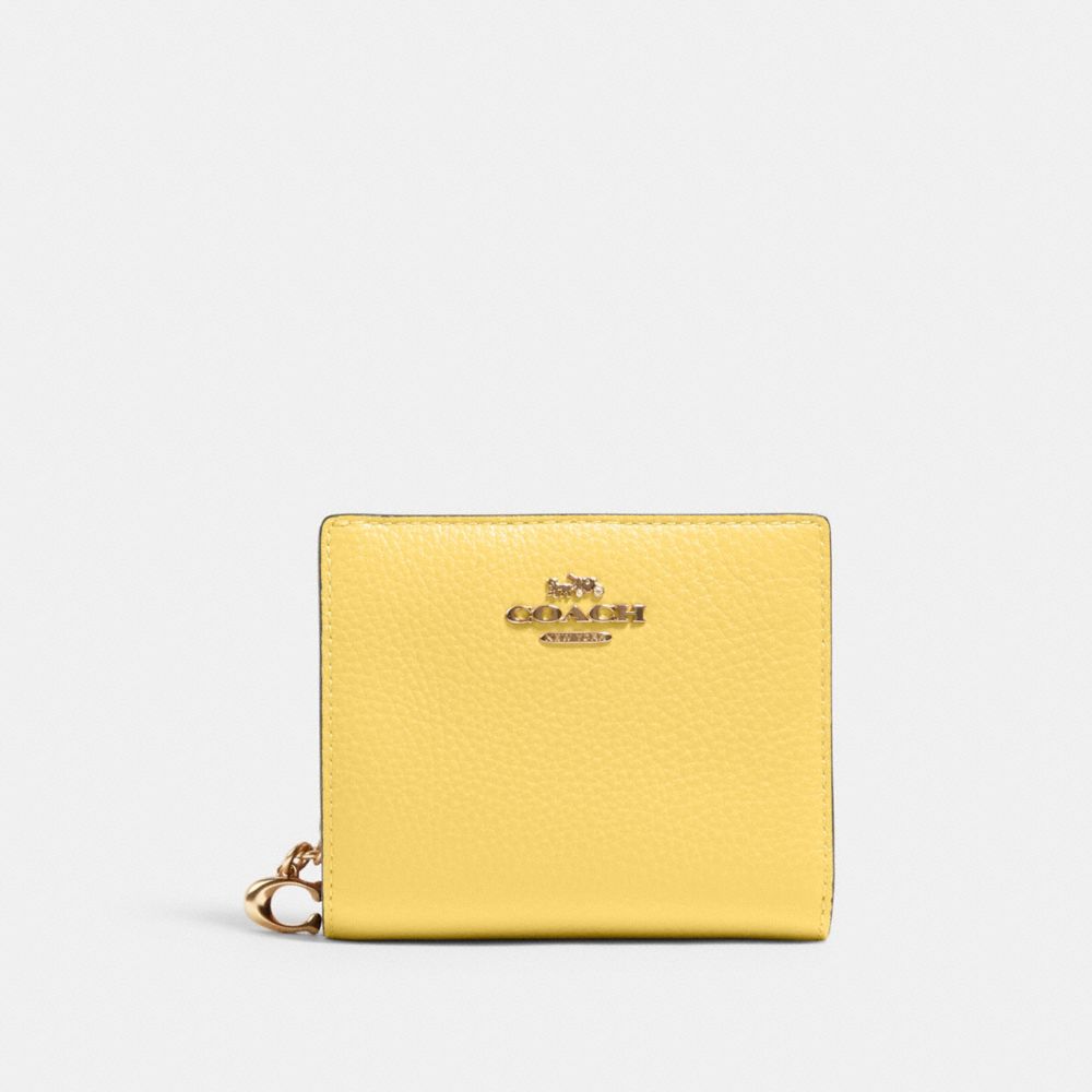 COACH C2862 Snap Wallet Gold/Retro Yellow