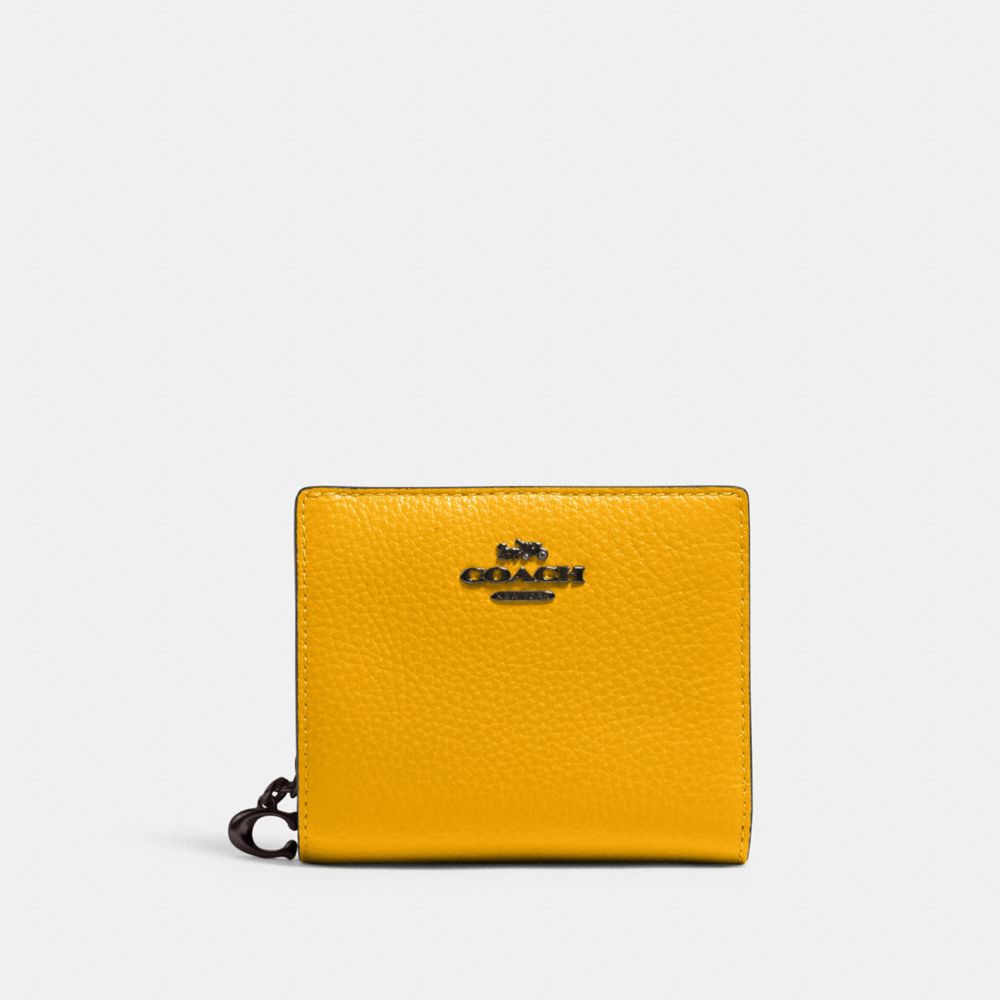 COACH SNAP WALLET - QB/OCHRE - C2862