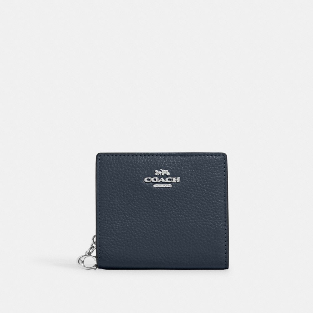 Snap Wallet - C2862 - Silver/Denim