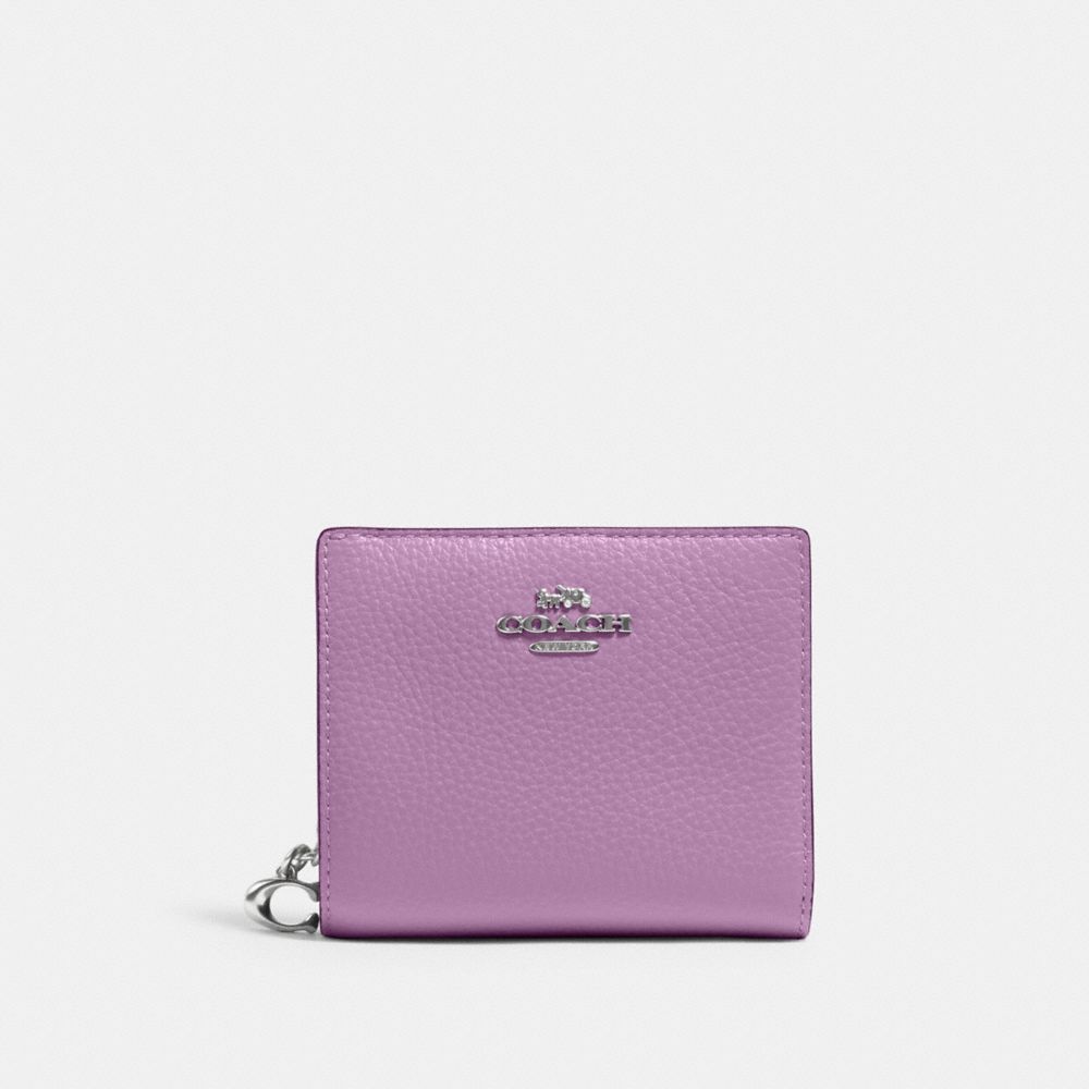 COACH C2862 SNAP WALLET SV/VIOLET ORCHID