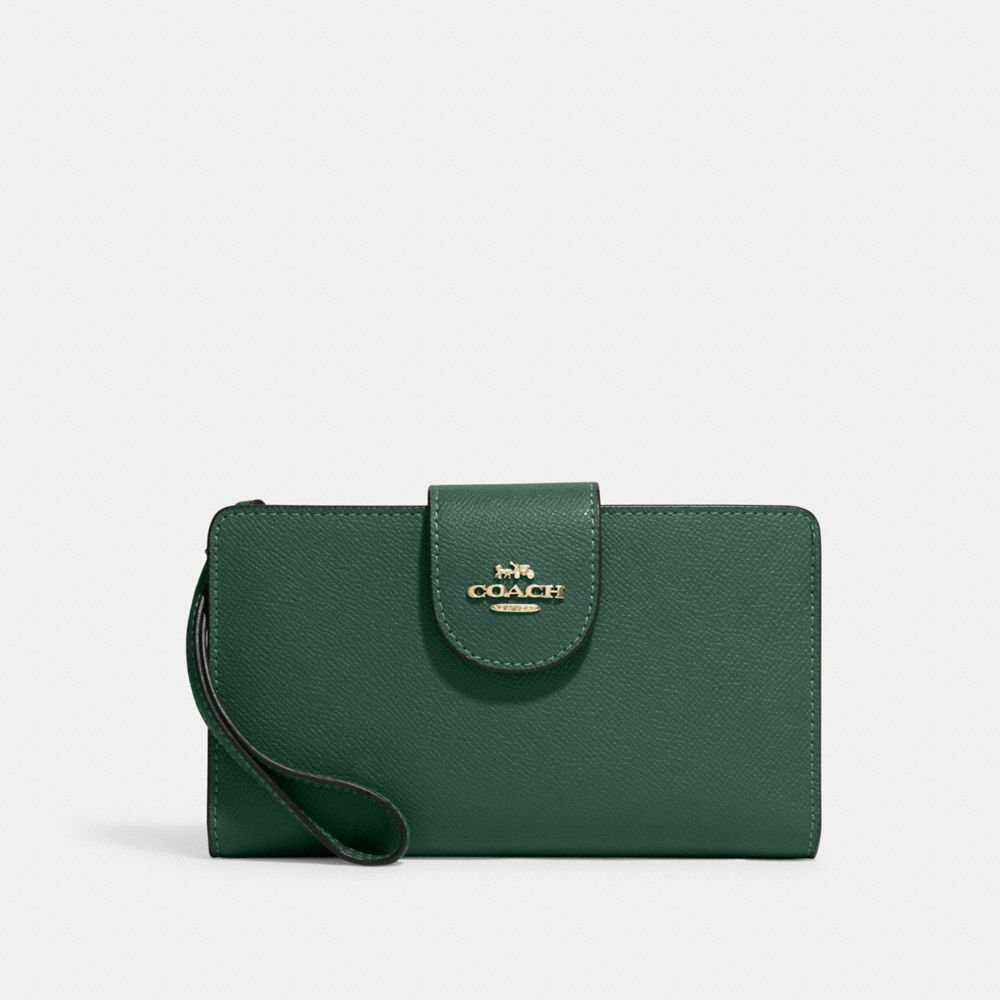 COACH C2869 Phone Wallet Im/Dark Pine