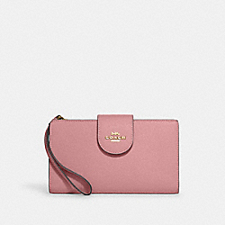 Tech Wallet - C2869 - Gold/True Pink