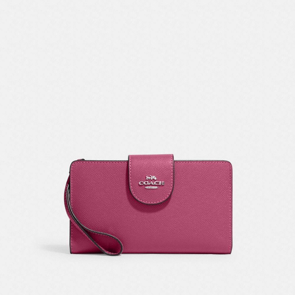 Tech Wallet - C2869 - Silver/Light Raspberry