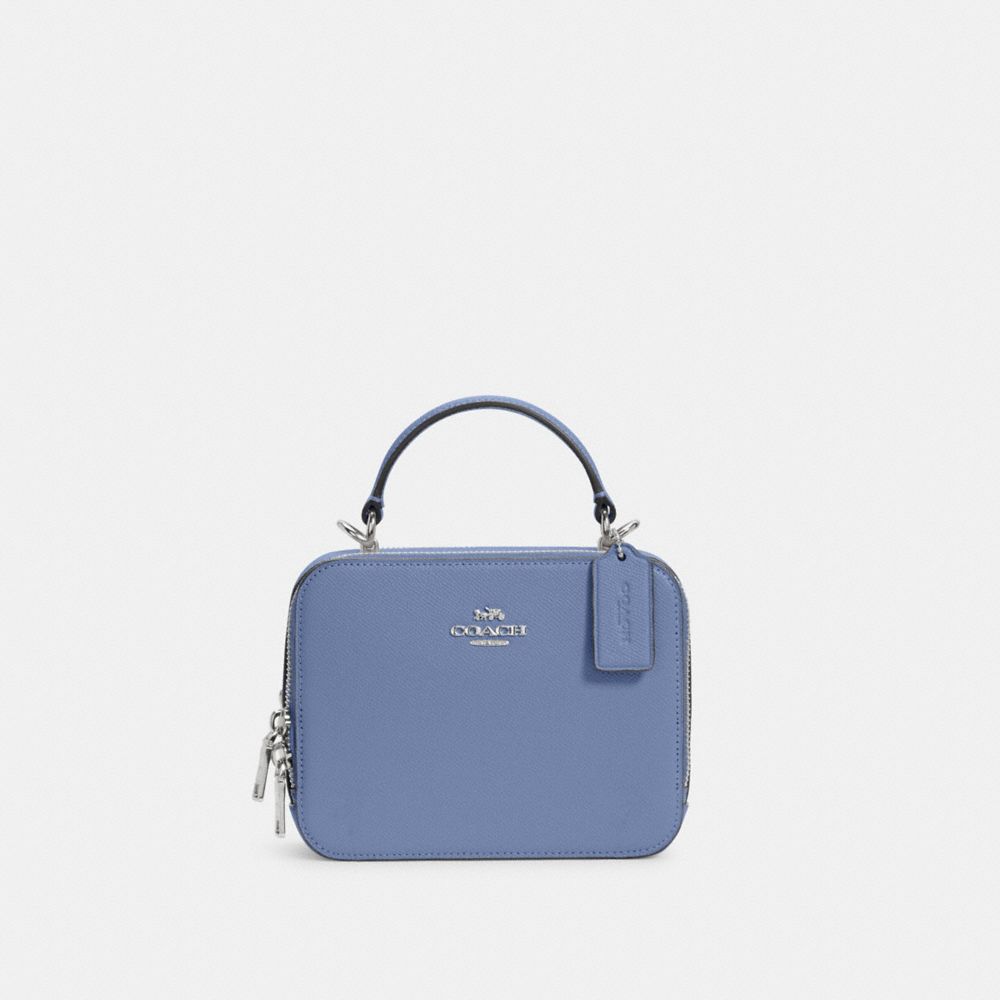 COACH C2872 - BOX CROSSBODY SV/PERIWINKLE