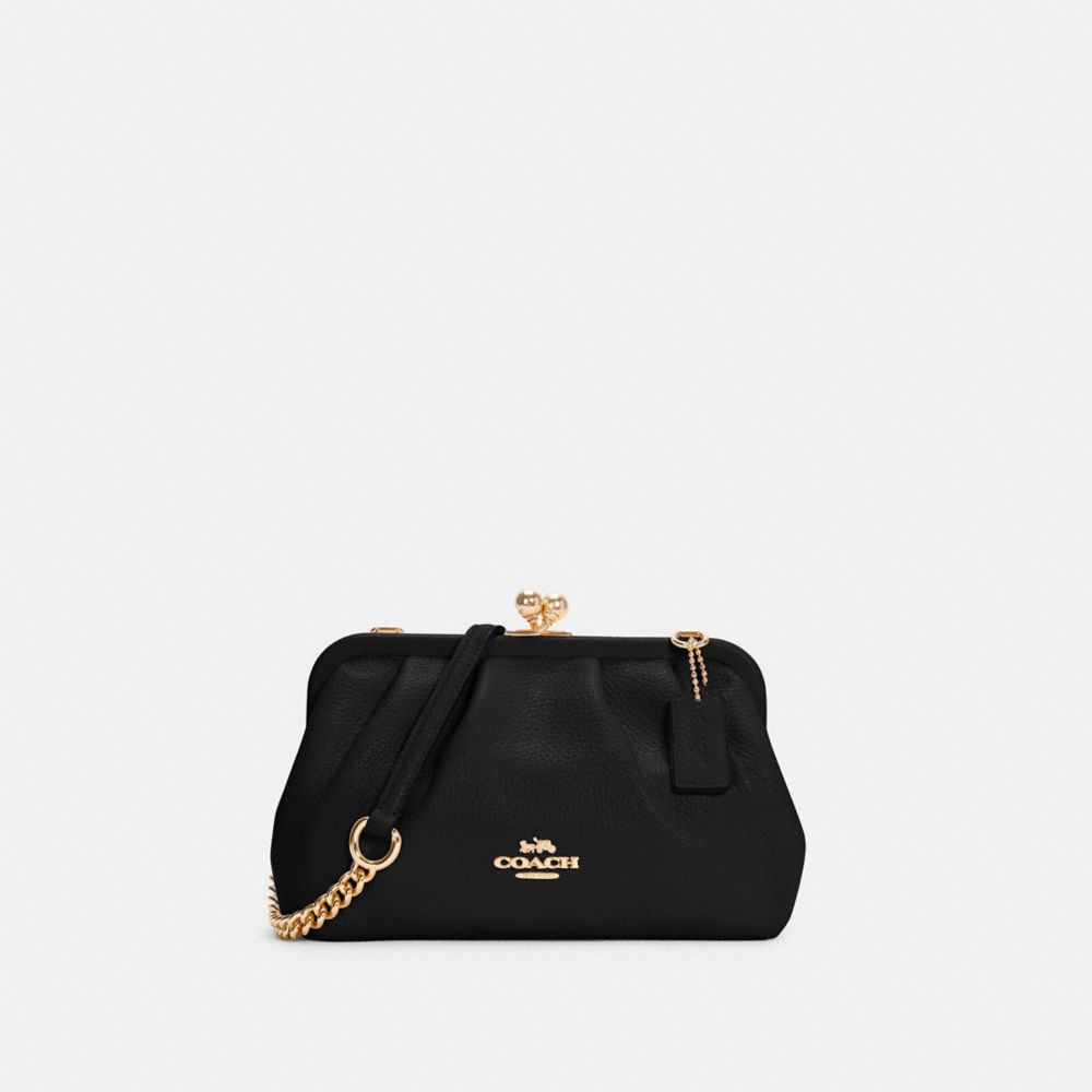 COACH NORA KISSLOCK CROSSBODY - IM/BLACK - C2875