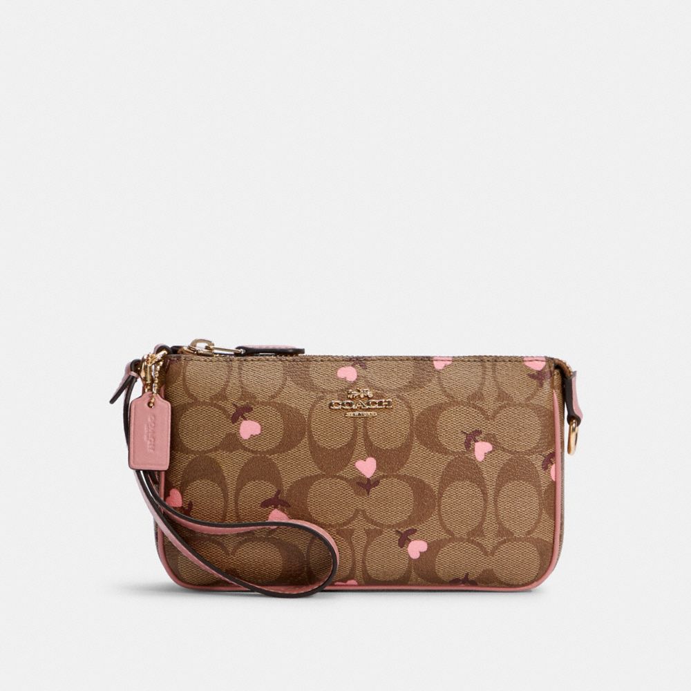 COACH®  Heart Crossbody In Signature Canvas With Heart And Star Print