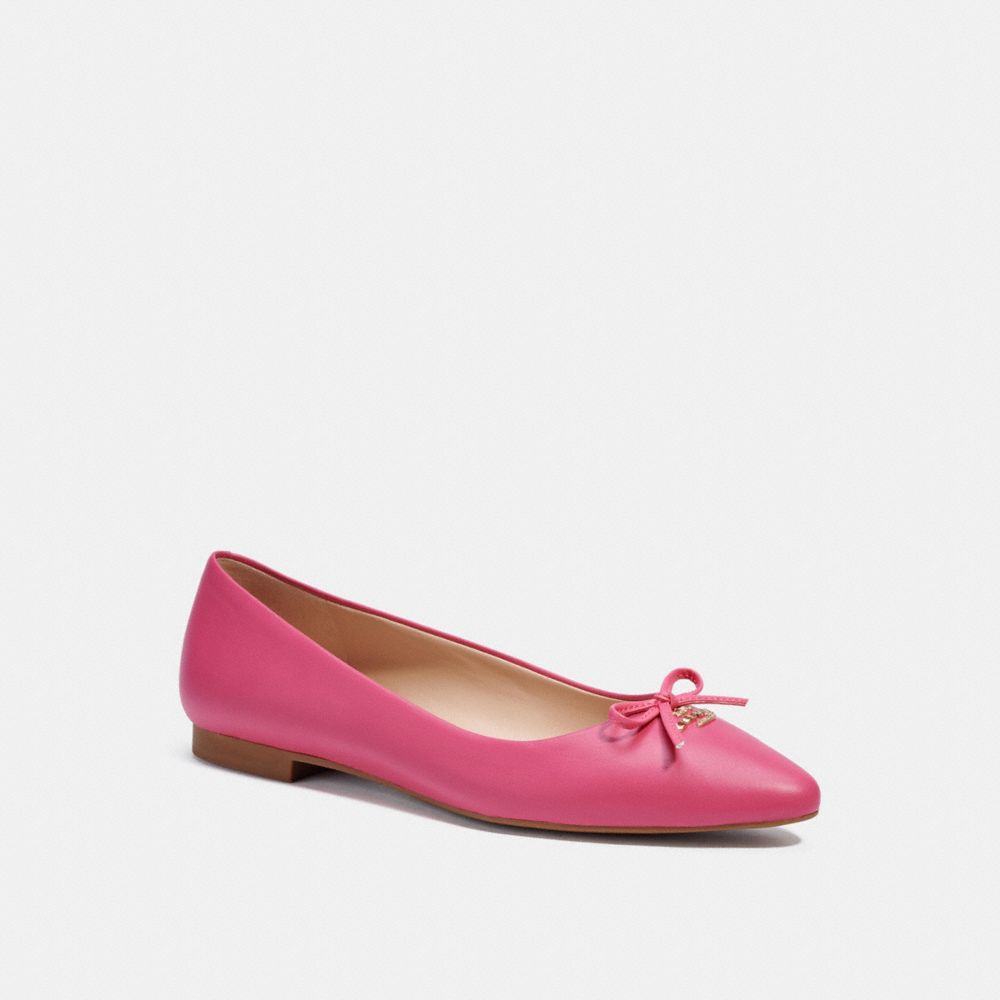 COACH C2911 - ANNABEL BALLET - HOT PINK | COACH SHOES