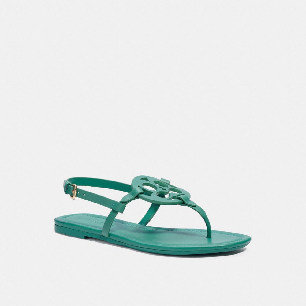 COACH C2924 - JACI SANDAL GREEN