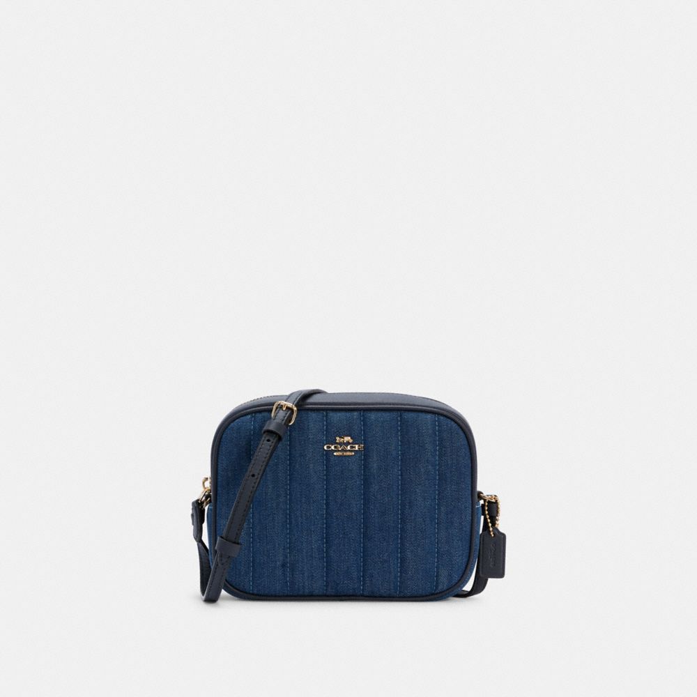 COACH C2937 Mini Camera Bag With Quilting IM/DENIM MULTI