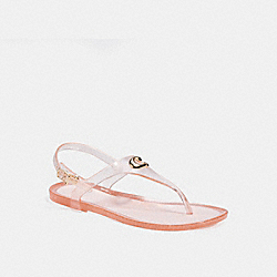 COACH C3067 Natalee Jelly Sandal ROSE GOLD