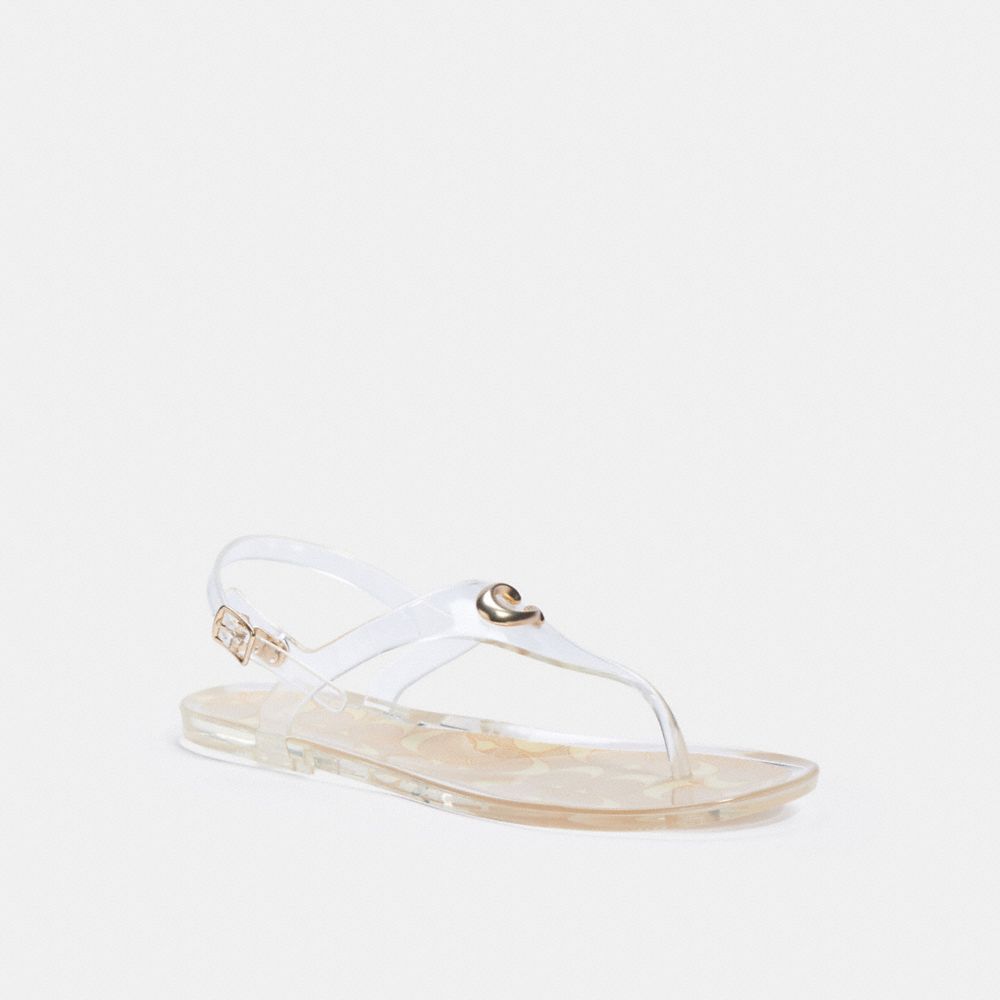 COACH C3067 - Natalee Jelly Sandal CLEAR