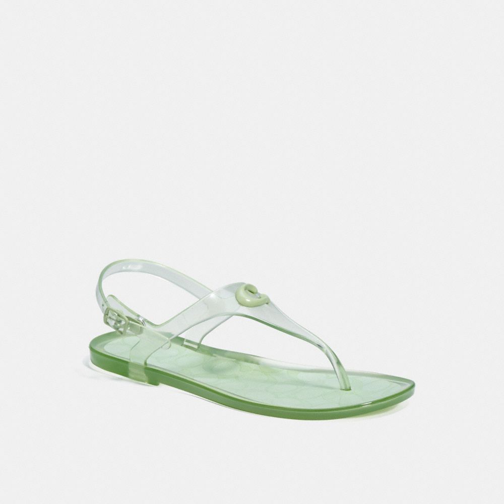 Natalee Jelly Sandal - PALE PISTACHIO - COACH C3067