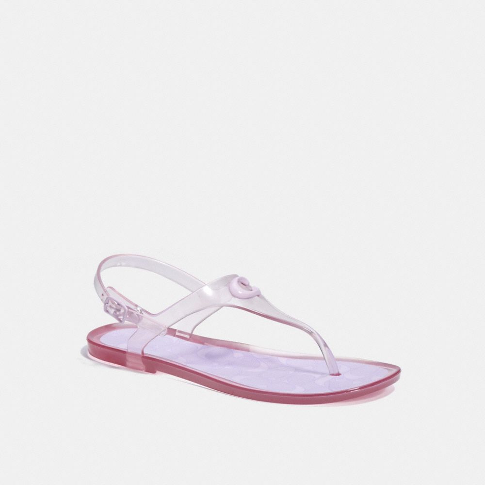 COACH Natalee Jelly Sandal - VIOLET - C3067