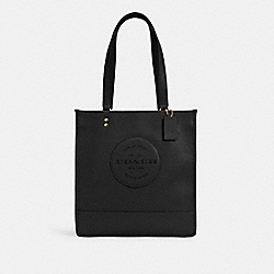 DEMPSEY TOTE WITH PATCH - IM/BLACK - COACH C3078