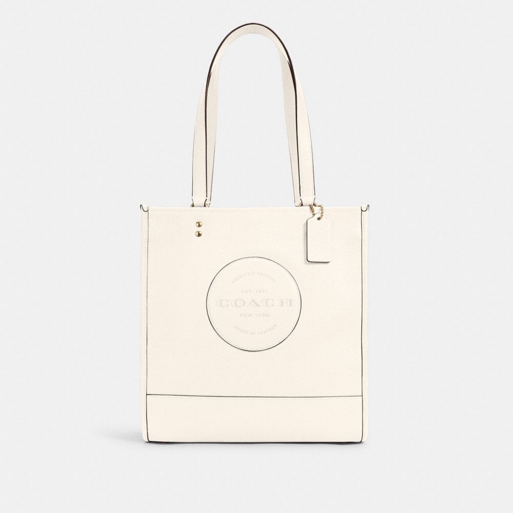 COACH C3078 - DEMPSEY TOTE WITH PATCH IM/CHALK