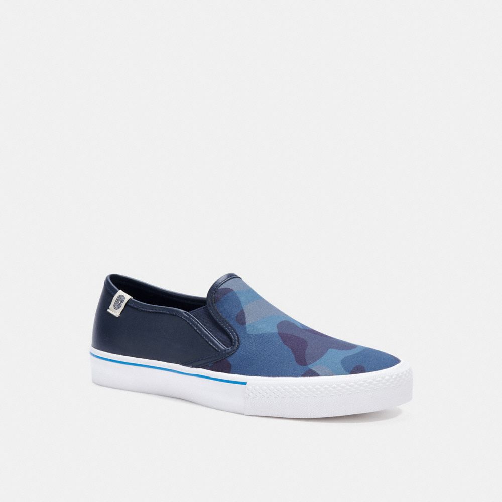 CITYSOLE SKATE SLIP ON SNEAKER WITH CAMO PRINT - C3094 - MIDNIGHT NAVY