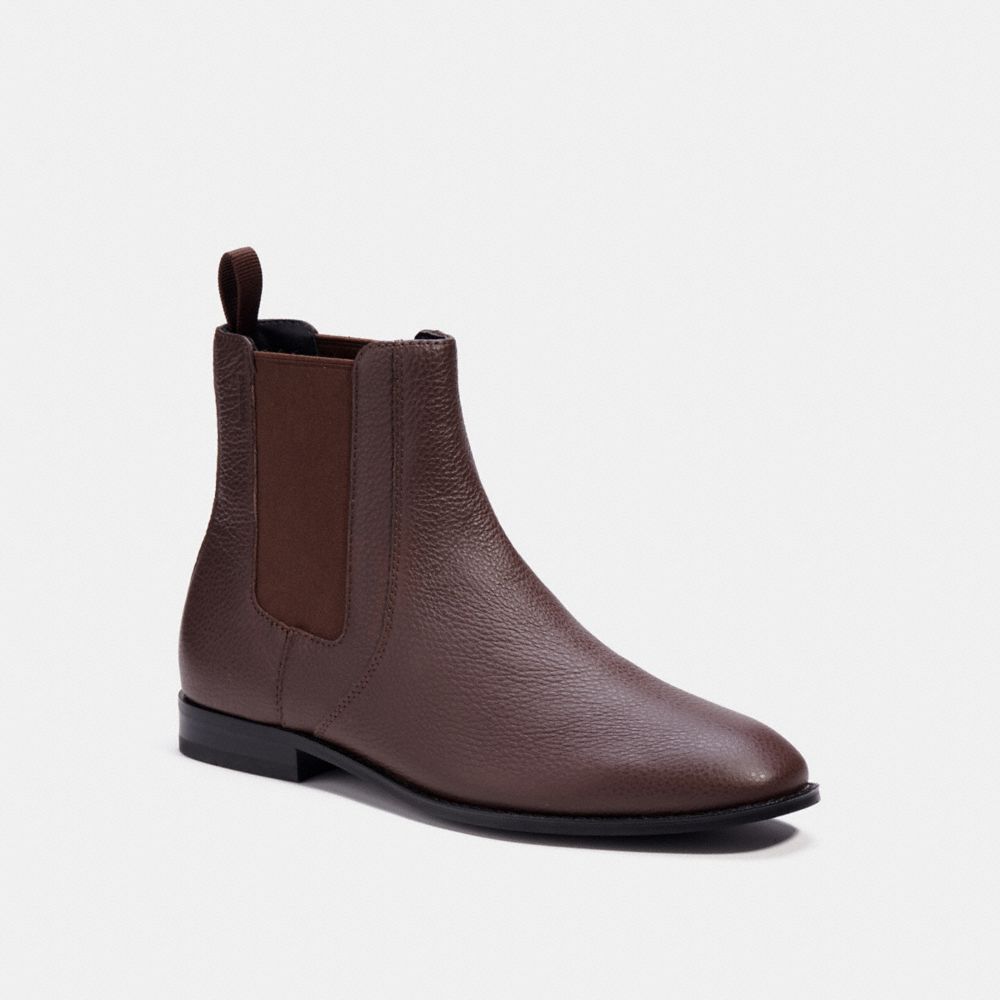 COACH Graham Chelsea Boot - MAHOGANY BROWN - C3102