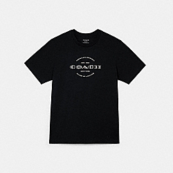 COACH C3120 Hudson Logo Graphic T-shirt BLACK