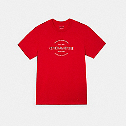 COACH C3120 Hudson Logo Graphic T-shirt CARDINAL RED