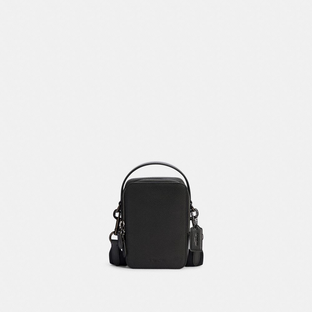 COACH TOP HANDLE CROSSBODY - QB/BLACK - C3147