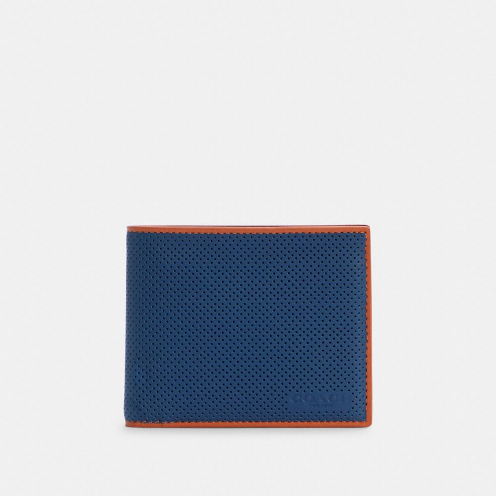 3-IN-1 WALLET IN COLORBLOCK - QB/TRUE BLUE MULTI - COACH C3215