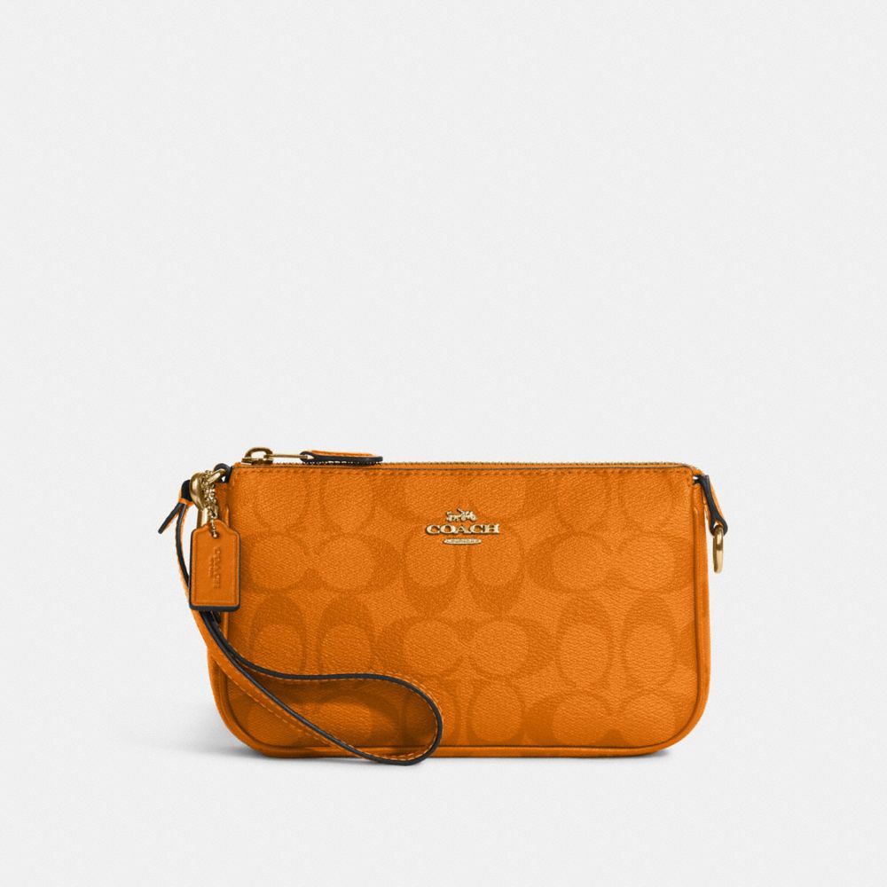 COACH C3308 - Nolita 19 In Signature Canvas IM/LIGHT ORANGE