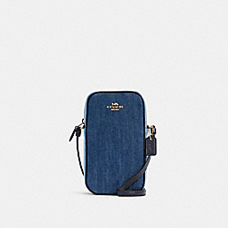 NORTH/SOUTH CROSSBODY - IM/DENIM MULTI - COACH C3346