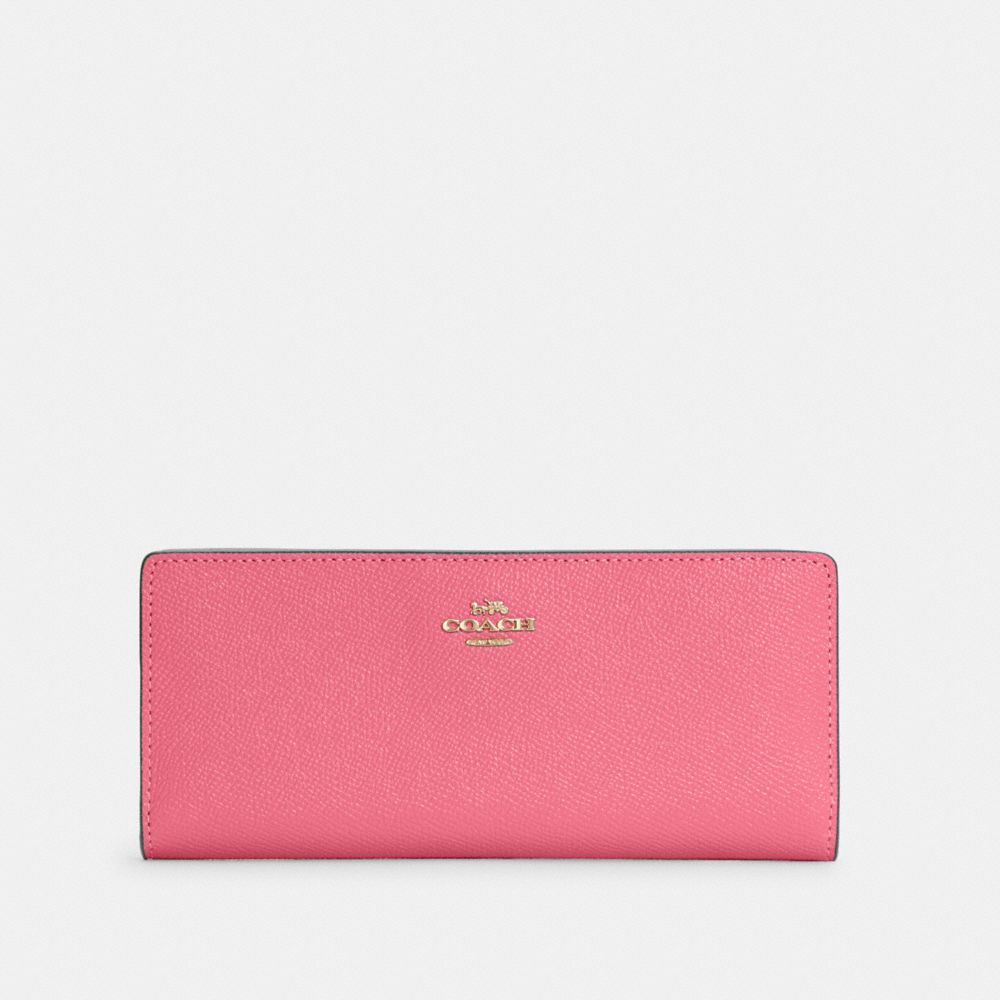 COACH C3440 SLIM WALLET IM/CONFETTI PINK