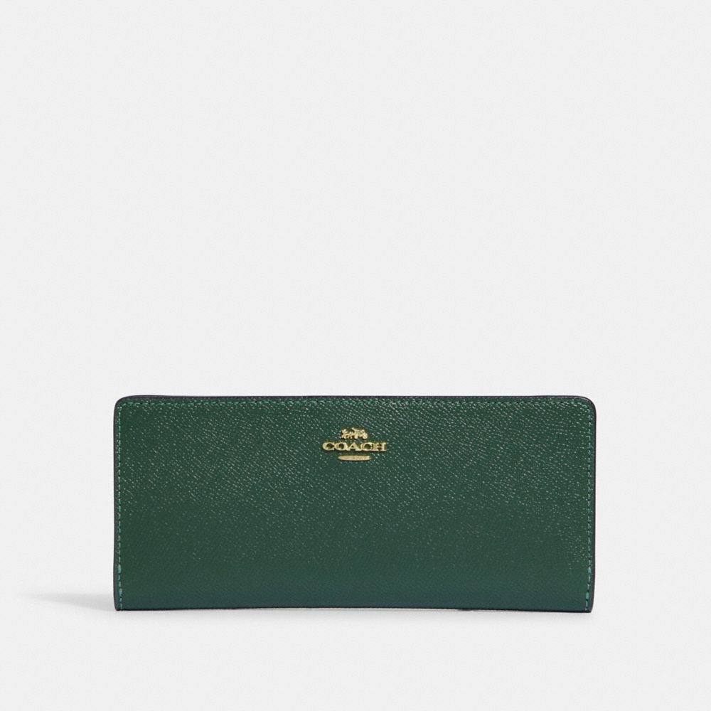 COACH C3440 Slim Wallet IM/EVERGLADE