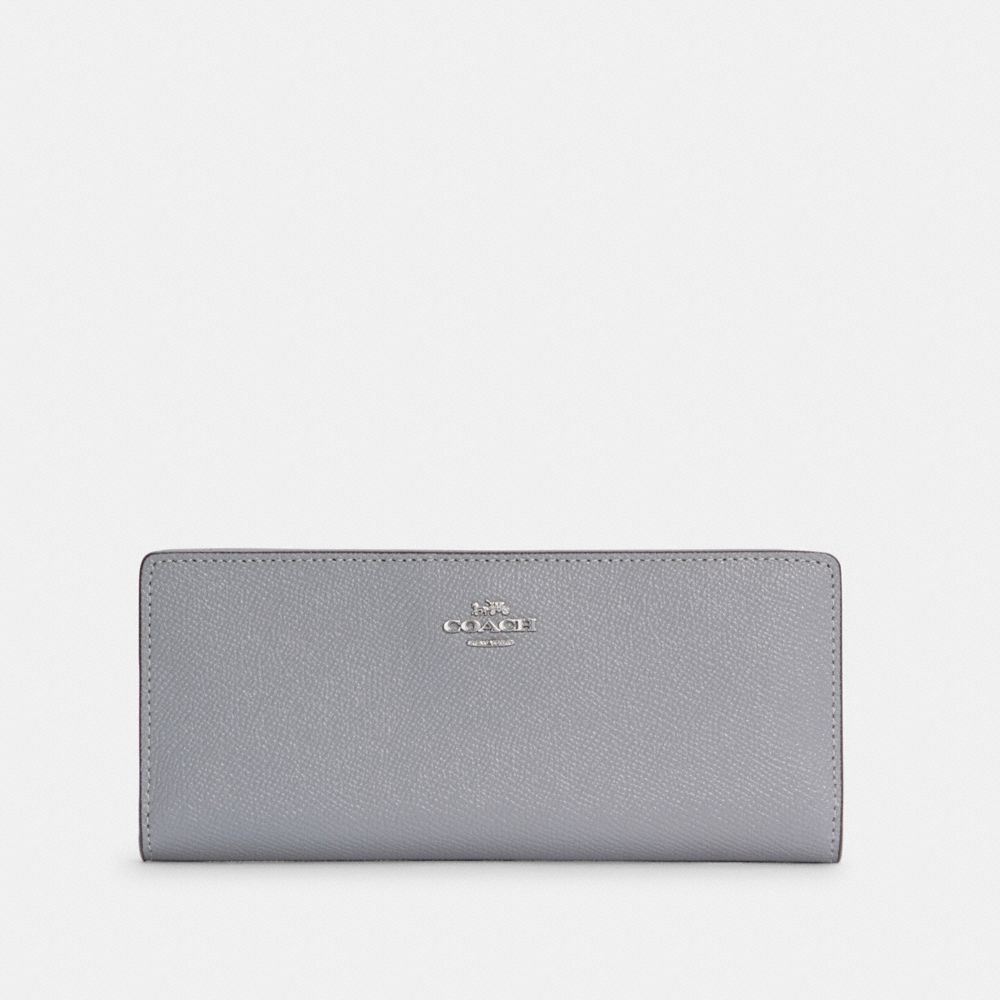 COACH C3440 Slim Wallet SV/GRANITE