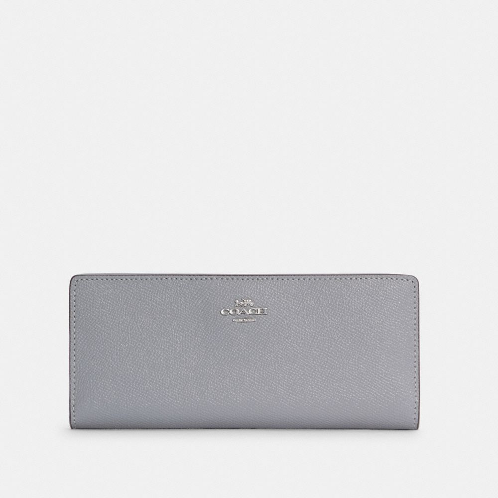 COACH C3440 - SLIM WALLET SV/GRANITE