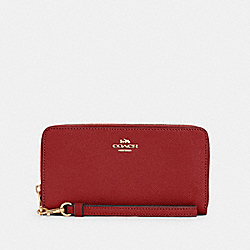 LONG ZIP AROUND WALLET - C3441 - IM/1941 RED