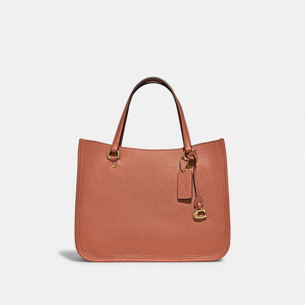 COACH C3460 Tyler Carryall 28 BRASS/LIGHT CORAL