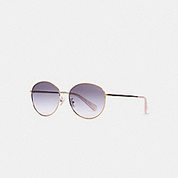 COACH LIA ROUND SUNGLASSES - VIOLET GRADIENT - C3482