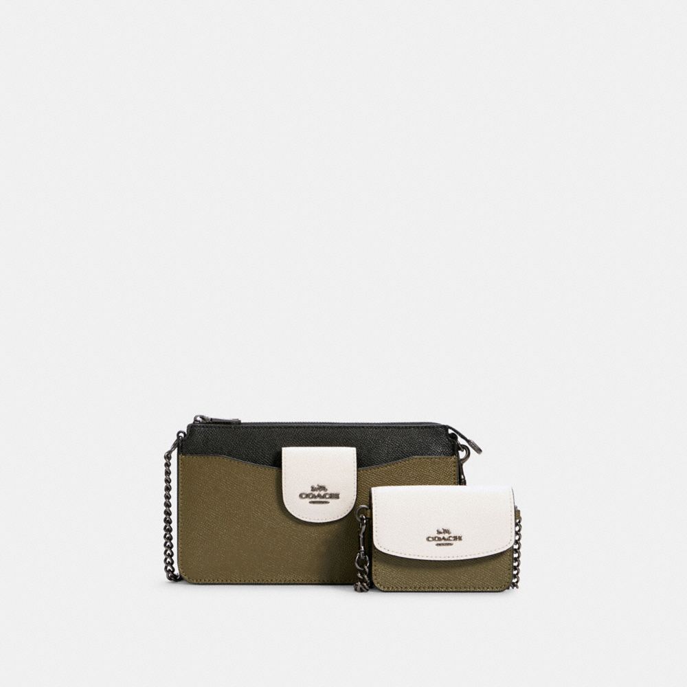 POPPY CROSSBODY IN COLORBLOCK - C3608 - QB/KELP MULTI