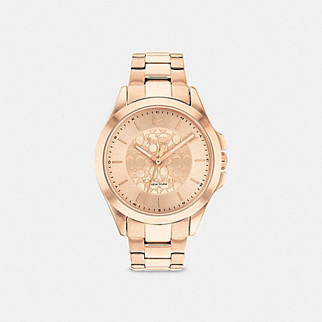 COACH C3628 LIBBY WATCH, 37MM ROSE GOLD