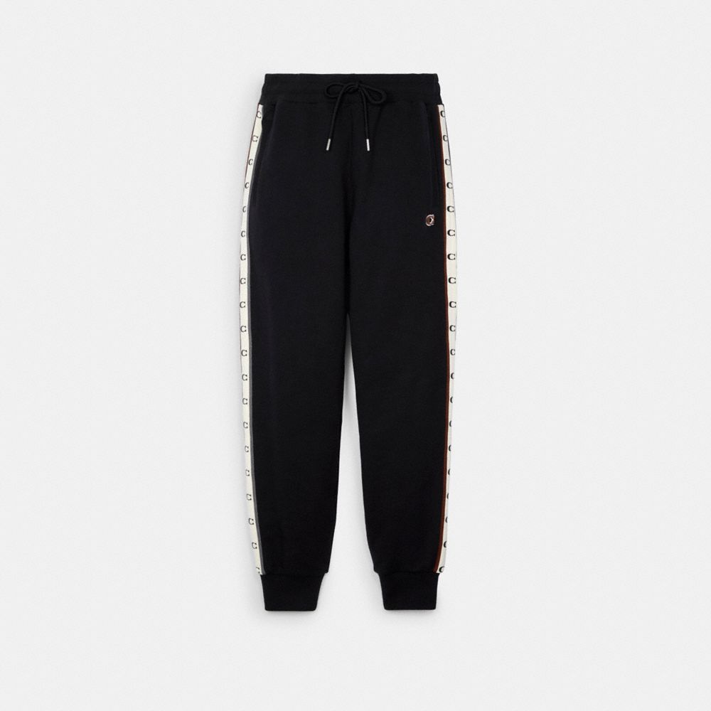 COACH Jogger Sweatpants - BLACK - C3671