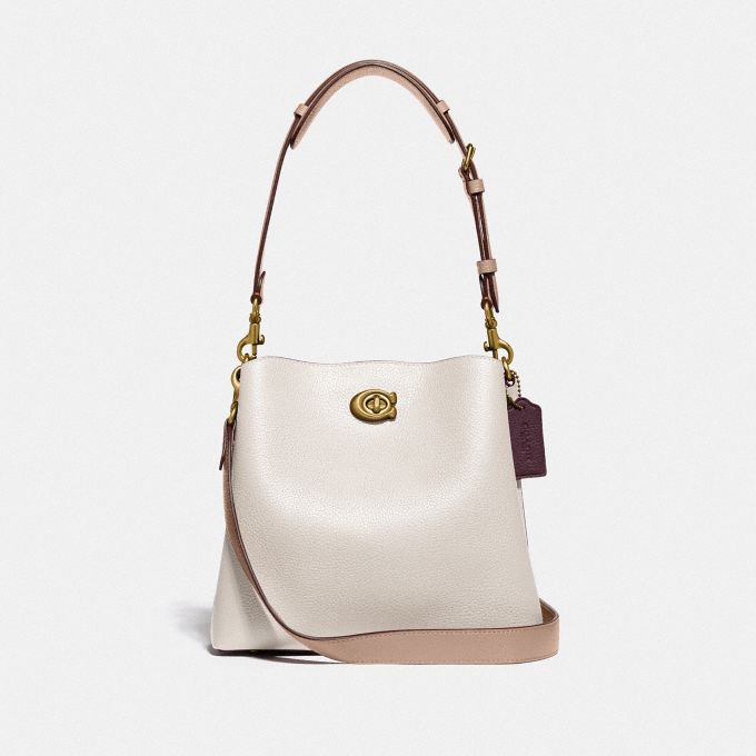 Coach Official Site Official Page Willow Bucket Bag In Colorblock