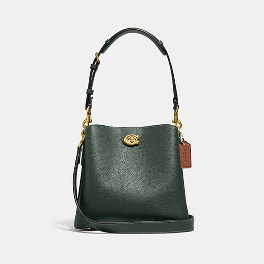 C3766 - Willow Bucket Bag In Colorblock Brass/Chalk Multi