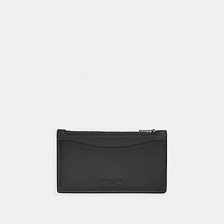 COACH Zip Card Case In Colorblock - OLIVE GREEN/AMAZON GREEN - C3787