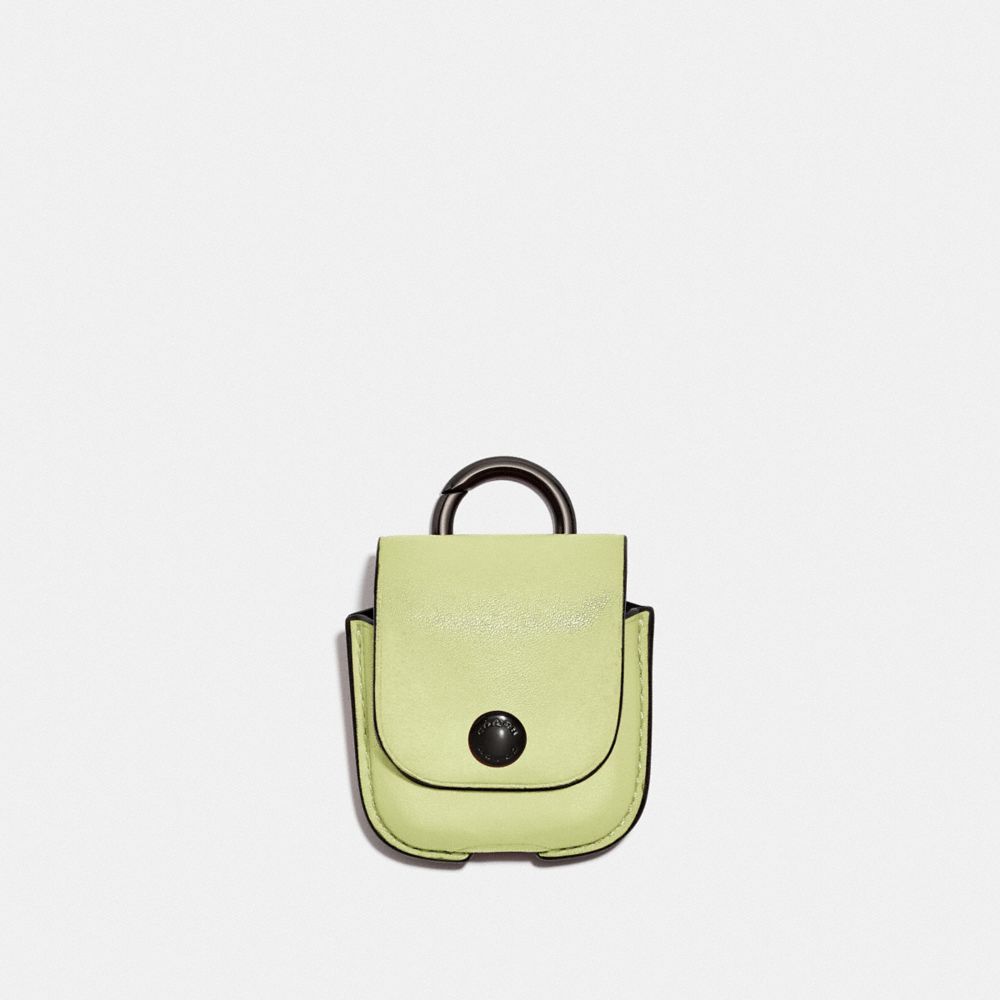 COACH C3789 Wireless Earbud Case PALE LIME