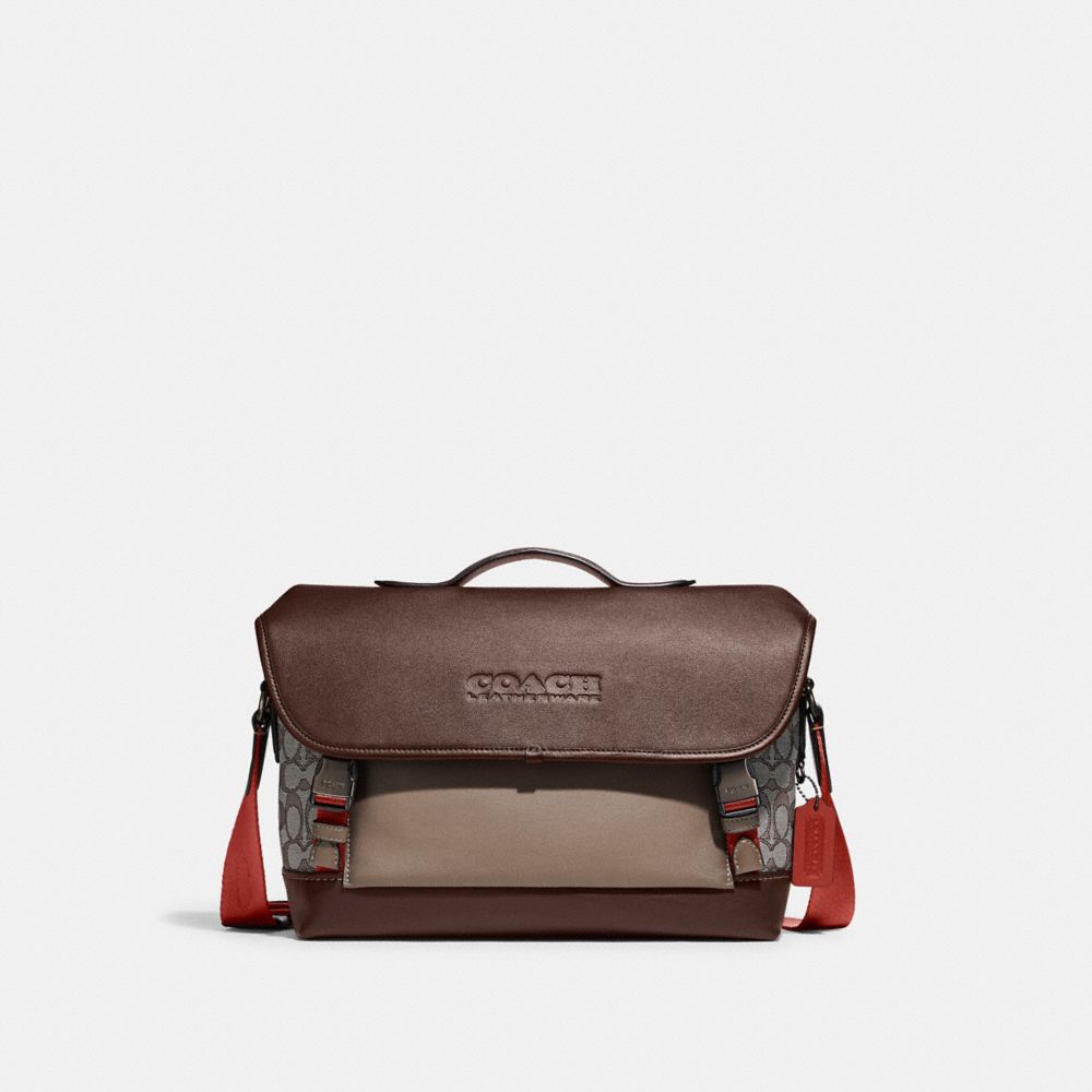 LEAGUE BIKE BAG IN SIGNATURE JACQUARD