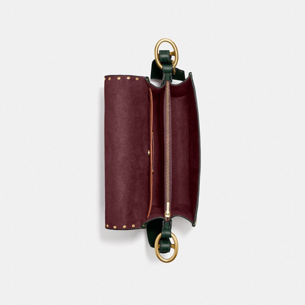 BEAT SHOULDER BAG WITH RIVETS